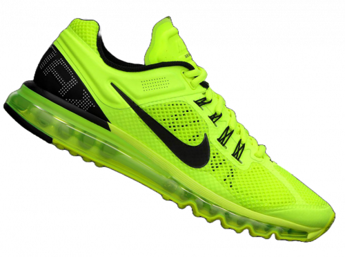 green nike shoe for banner advertisement transparent png